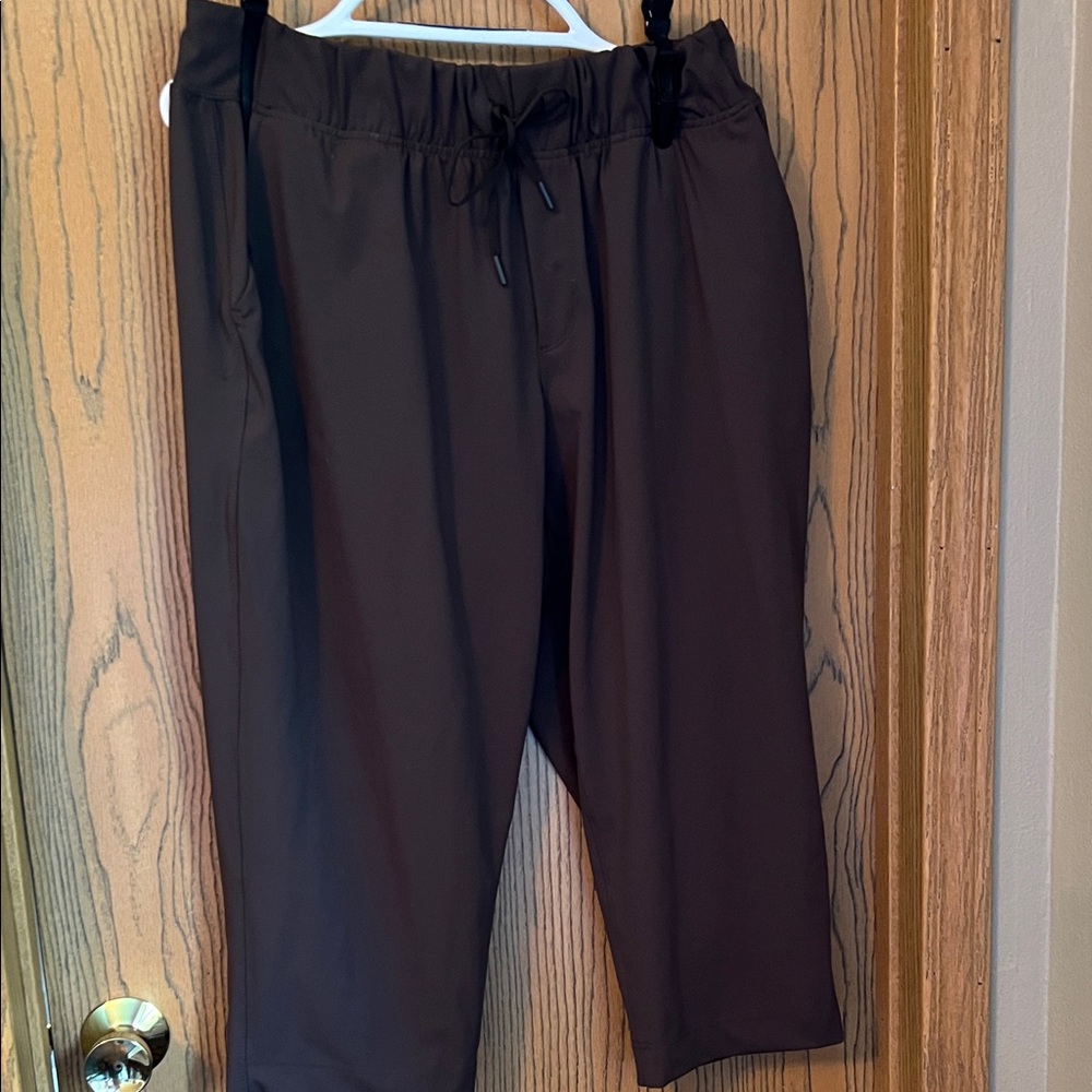 Woman’s Livi Active (Lane Bryant) Capris Gray/Green.